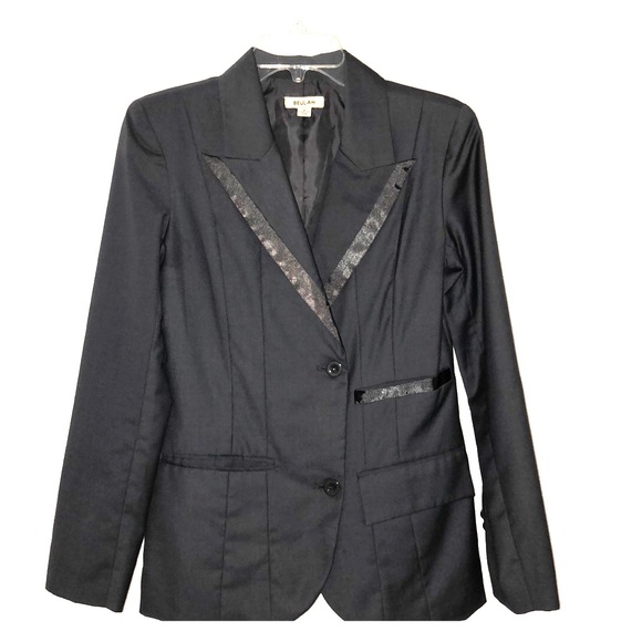 BEULAH Navy Blazer - Picture 1 of 4